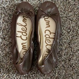 NWT Sam Edelman Felicia Ballet Flats Brown